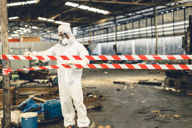 Professional Unattended Death Cleanup technician working in Teaneck, NJ
